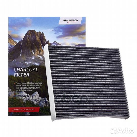 Фильтр салонный Avantech (угольный) CFC0407 AVA