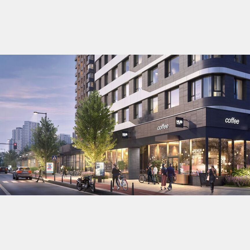 1-к. квартира, 40,5 м², 21/25 эт.