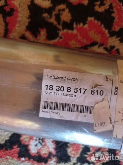 Глушитель. Промежуточная труба вс для BMW 5 F10,11