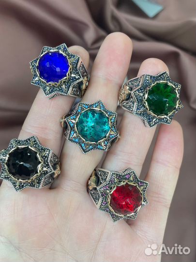 Серебряное кольцо мужское