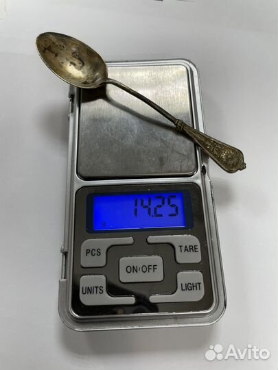 Чайная ложка серебро 875