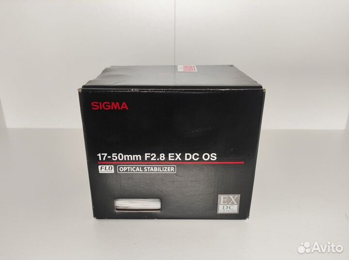Как новый sigma 17-50 f/2.8 EX DC OS canon EF
