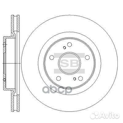 SD4801 диск тормозной передний Suzuki Grand Vi