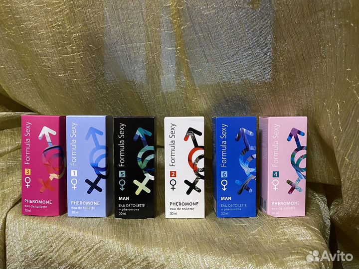 Мужская, женская туалетная вода с феромонами