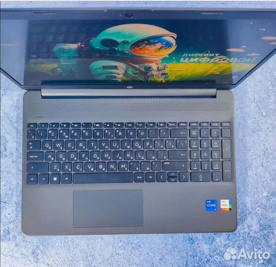 Мощный Ноутбук HP Core i5-1235 10 ядер DDR4-16/SSD