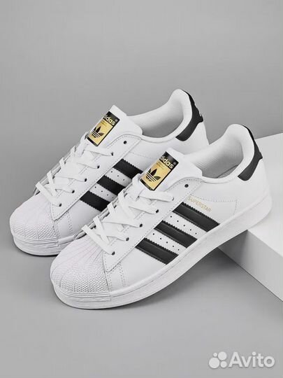 Кроссовки Adidas Originals Superstar белые g-1568