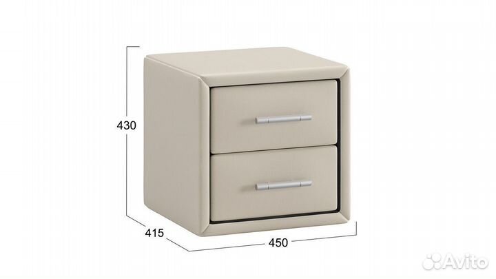 Мягкая прикроватная тумба Элис