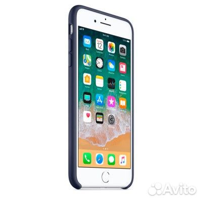 Чехол для iPhone 8+/7+/6S+ Silicone Deep Purple