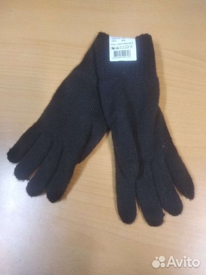 Перчатки полушерстяные зимние двойные