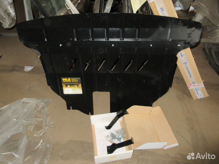 Защита двигателя hyundai santa FE 12