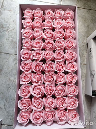 Роза из мыла 3 коробки