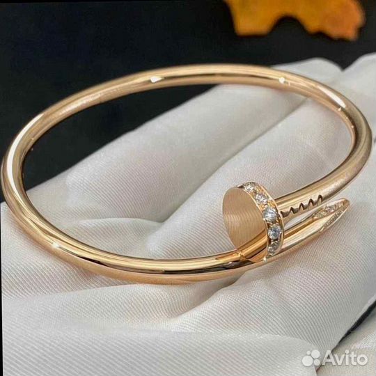 Браслет Cartier Juste un Clou Розовое золото 0,49ct