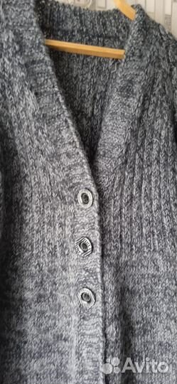 Пальто вязаное