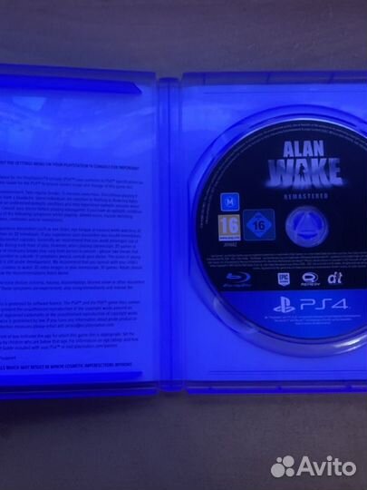 Alan wake remastered ps4