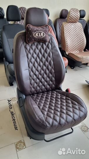 Чехлы на сиденья Хендай Солярис 2 - Киа Рио 4