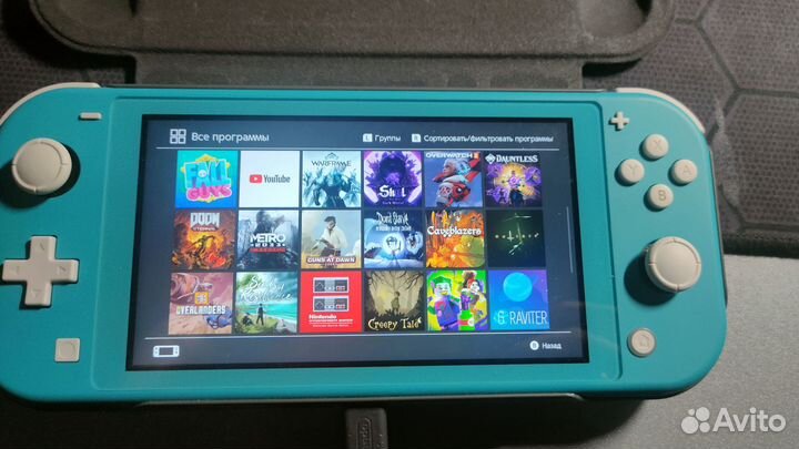 Nintendo Switch Lite с играми