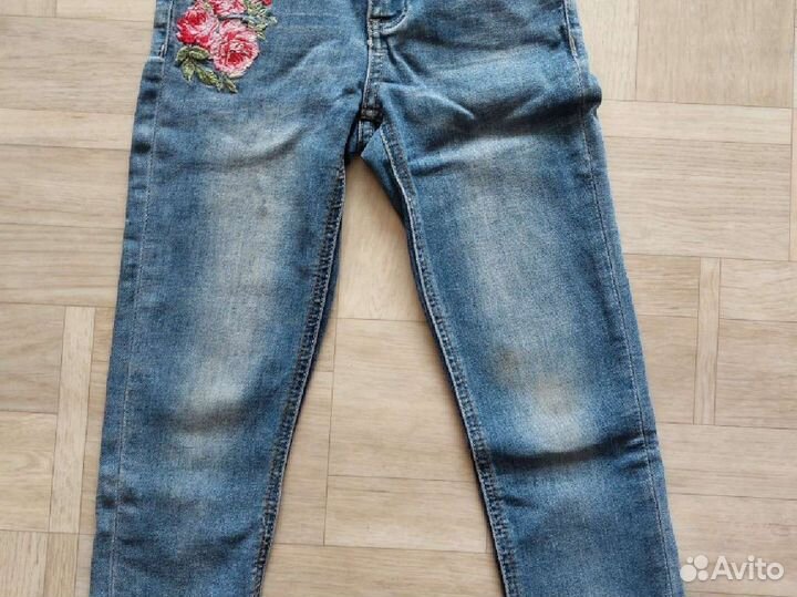 Джинсы для девочки 122 см