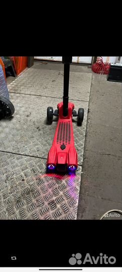 Самокат трехколесный kreiss с турбиной