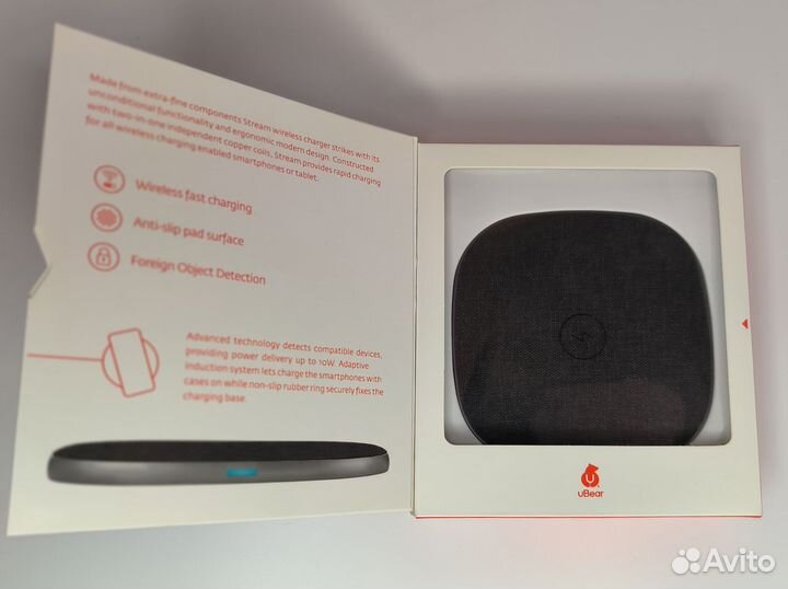 Беспроводное З/У uBear Stream Wireless Charger 10W