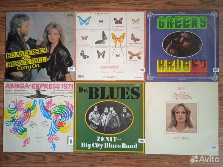 Виниловые грампластиннки 70-90х годов. Коллекция 1