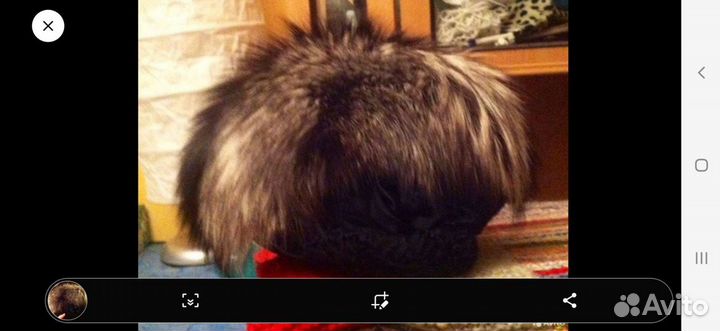 Шапка женская каракуль и чернобурка