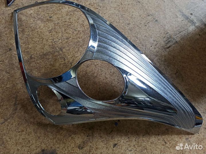 Накладки на фары prado 120