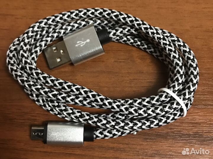 Кабель для зарядки телефона micro USB 1 метр