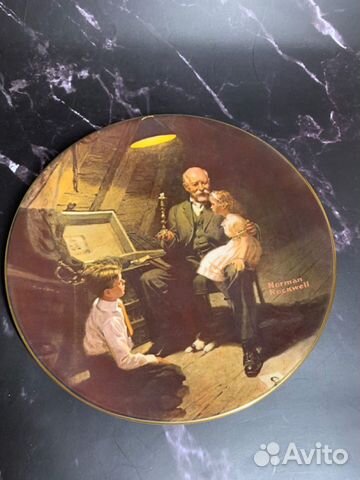 Декоративная тарелка фарфор US 1983 Knowles лимит