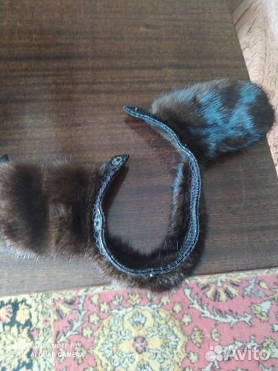 Шапка норковая женская