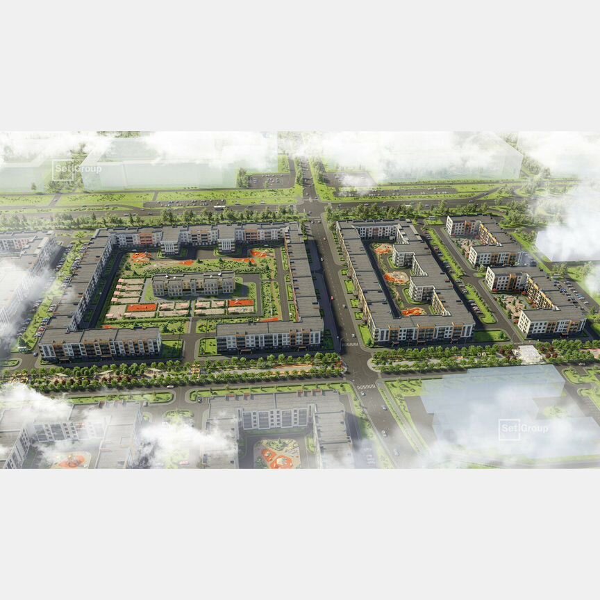 1-к. квартира, 35,6 м², 1/4 эт.