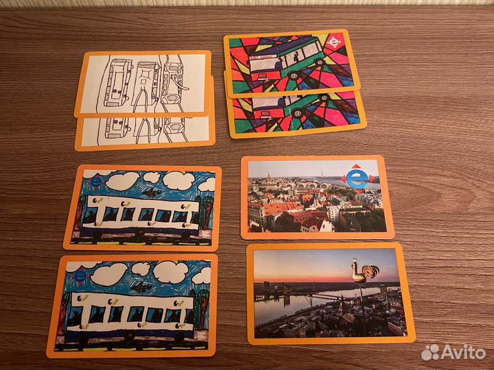 Транспортные карты, талоны, билеты Рига, Хельсинки