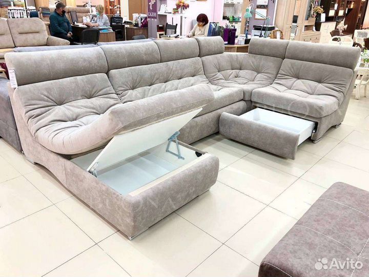 П образный диван новый