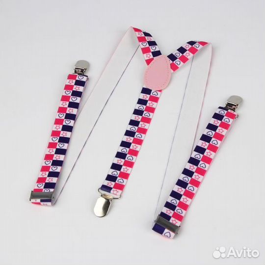 Подтяжки взрослые, ширина - 2,5 см