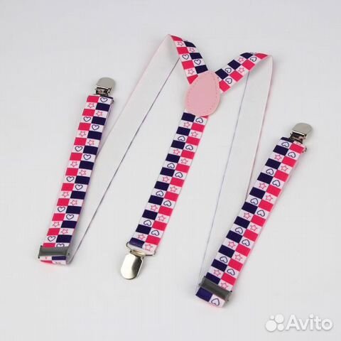 Подтяжки взрослые, ширина - 2,5 см