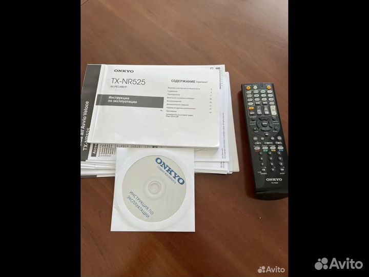 Av ресивер onkyo tx nr 525