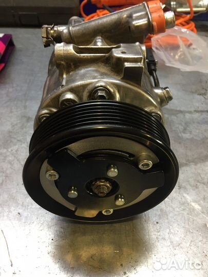 Компрессор кондиционера skoda rapid