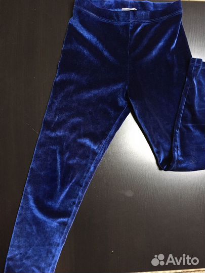 Лосины бархатные для девочки 104 F&F