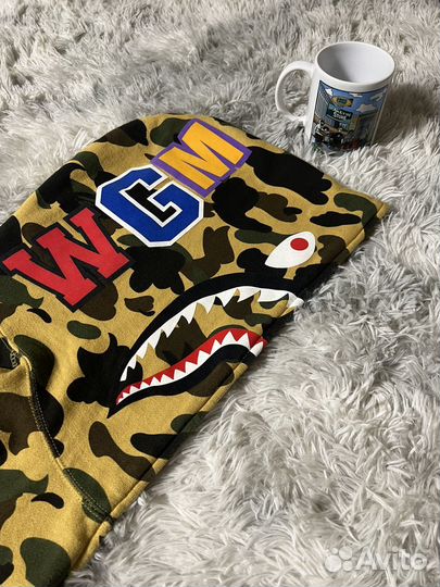 Зип Худи Bape Shark Full Zip Hoodie оригинал