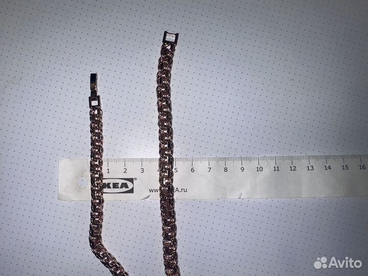 Цепь и браслет бисмарк цвет желтый бисмарк