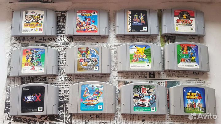 Картриджи Nintendo 64 оригинал Япония+NeoGeo