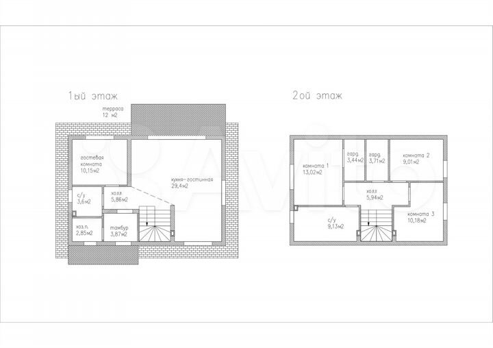 Дом 120 м² на участке 5 сот.