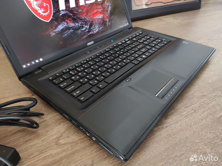 Мощный MSI 17.3/Core i7/8Gb/SSD+HDD/GTX