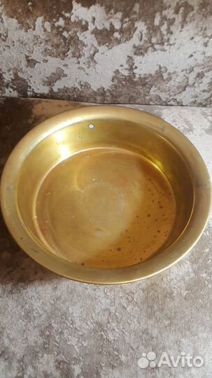 Латунный таз для варенья