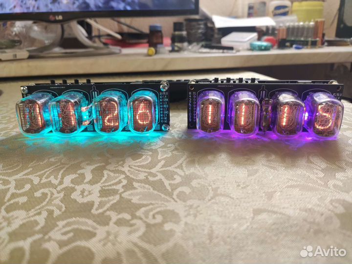 Часы nixie clock на ин-12