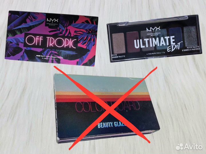 Палетка теней NYX тени для век NYX