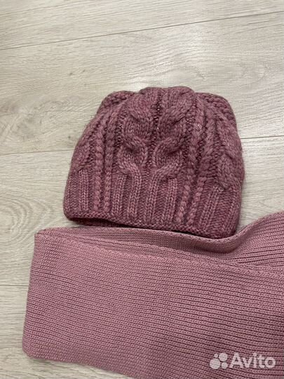 Комплект шапка, шарф