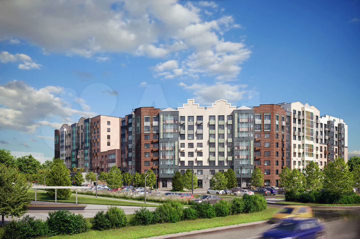 1-к. квартира, 44 м², 7/9 эт.