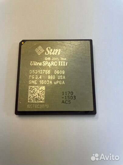 Процессор Sun Ultra sparc IIIi uPGA