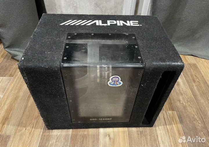 Сабвуфер Alpine r12 с усилителем JBL