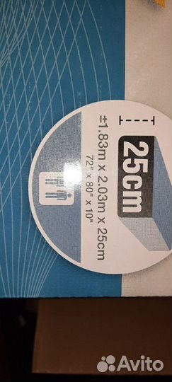 Матрас надувной intex 183*203*25